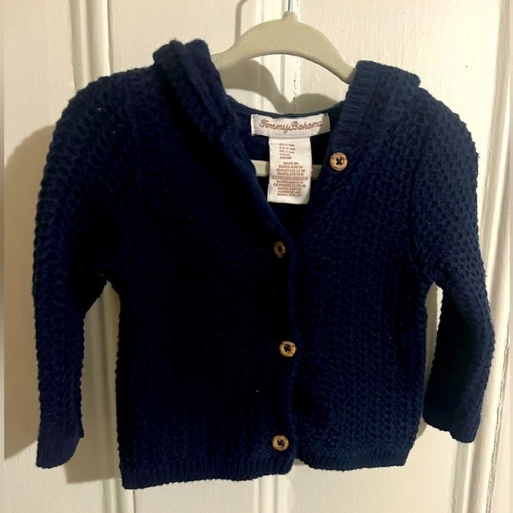 NWOT NAVY TOMMY BAHAMA JACKET 3-6M